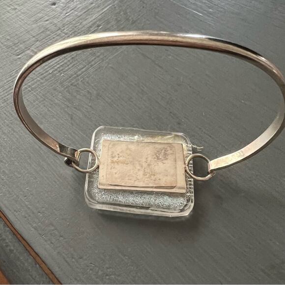 925 Sterling Silver Bangle Bracelet - Picture 10 of 10